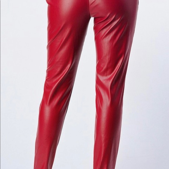 🆕Cigarette faux leather pants - Picture 6 of 6